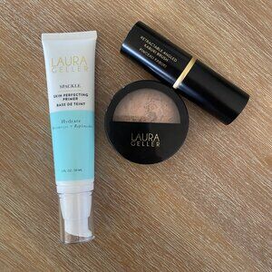 Laura Geller Trio Primer, Powder, and Brush | used one time
